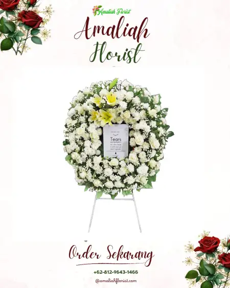 Krans Bunga Duka Tumpak Pelem