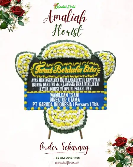 Papan Bunga Duka Tumpak Pelem